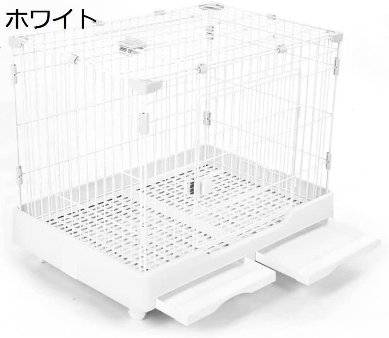 ペットケージ 小動物ケージ 犬ケージ 猫ケージ キャットケージ キャスター付き トイレ付き 引き出しトイレ 猫 犬用 屋根付き 天窓 いぬ_4