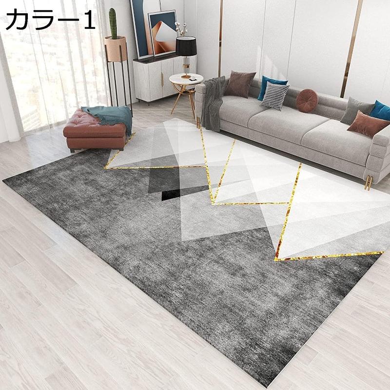 ラグマット 可愛い カラー 夏用ラグ 抽象芸術 カーペット 60*90CM