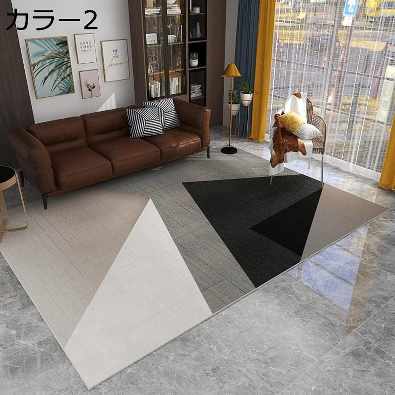 ラグマット 可愛い カラー 夏用ラグ 抽象芸術 カーペット 60*90CM