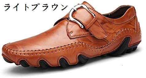 ローファー メンズ 本革 カジュアル スリッポン ドライビングシューズ オフィス シューズ 24-29cm ベルト モカシン ラウンドトゥ_2