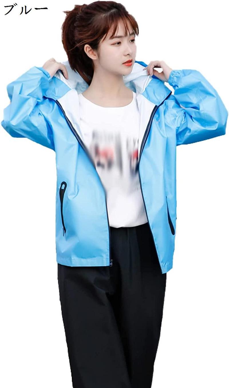 レイングッズ レインウェア レインコート レディース メンズ 上下 梅雨 雨具 バイク 通学 通勤 防水 透湿 撥水 アウトドア 軽量_4