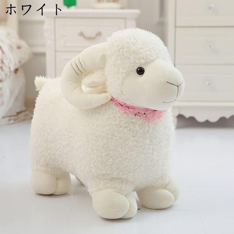 抱き枕 ぬいぐるみ 羊 ヒツジ 癒しい おもちゃ おやすみ バレンタイン ふわふわ 可愛い 柔らか 心地いい プレゼント インテリア 柔軟｜rosso-kokura｜02