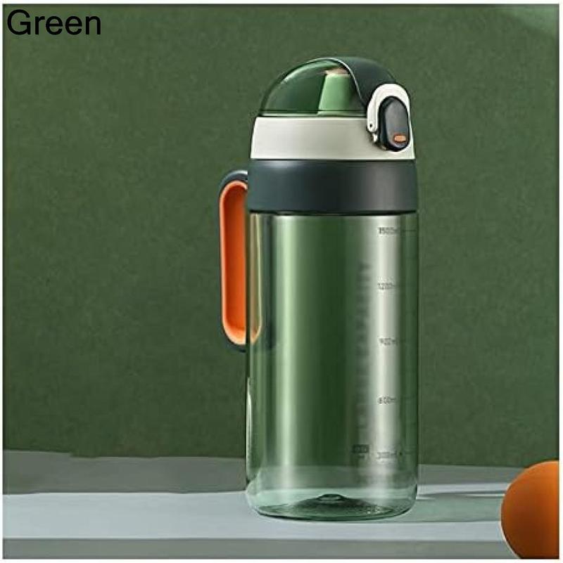 水筒 ウォーターボトル マグボトル スポーツボトル 大きい 1800Ml 大容量 広口 抗菌 BPAフリー 直飲み 軽量 持ち運び 子供の画像