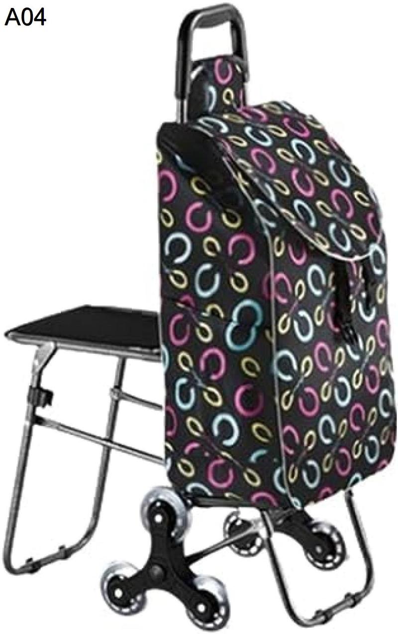 買い物カート ショッピングカート 椅子付き 2輪6輪 高齢者 買い物