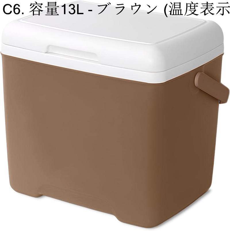 クーラーボックス 容量5 8 13L 温度表示付き キャンプ用クーラー