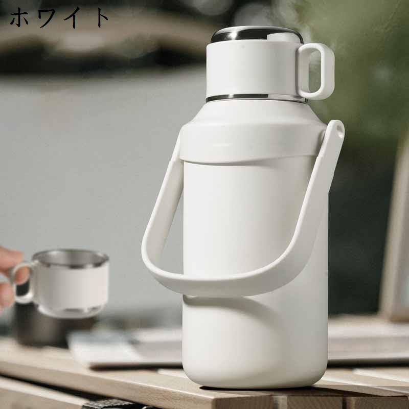 水筒 1リットル 保冷 保温 大容量 真空断熱 魔法瓶 スポーツ ステンレスボトル おしゃれ 直飲み 漏れ防止 ポータブル 男の子 女の子_3