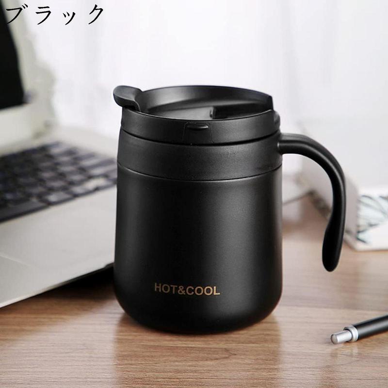 水筒 350ml 保冷 保温 魔法瓶 真空断熱 直飲み 漏れ防止 ステンレスマグ 水筒 おしゃれ コーヒーカップ 高い人気 洗いやすい_2