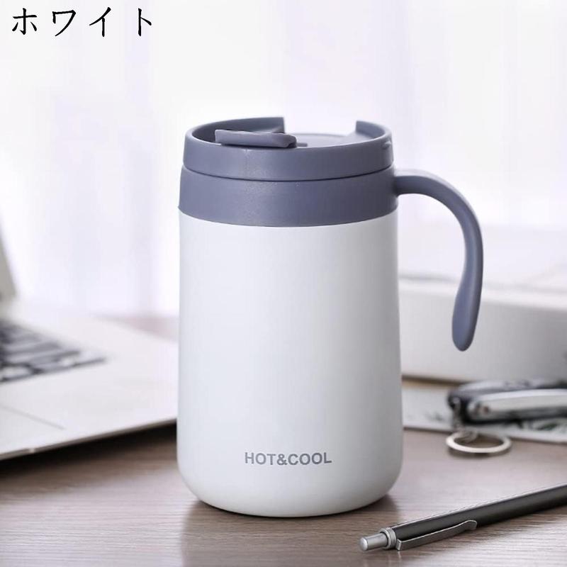 水筒 350ml 保冷 保温 魔法瓶 真空断熱 直飲み 漏れ防止 ステンレスマグ 水筒 おしゃれ コーヒーカップ 高い人気 洗いやすい_4