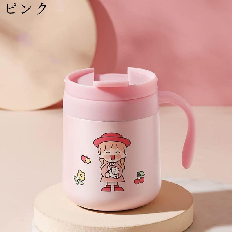 水筒 350ml 保冷 保温 魔法瓶 真空断熱 直飲み 漏れ防止 ステンレスマグ 水筒 おしゃれ コーヒーカップ 高い人気 洗いやすい_6