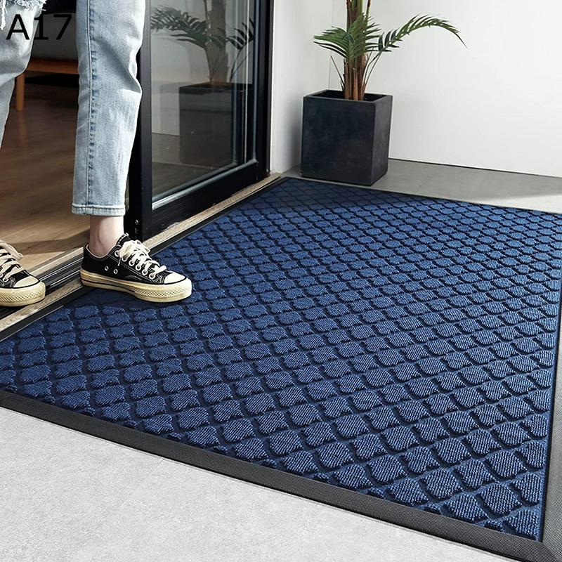玄関マット 泥落とし 屋外 屋内 大きい ブラウン 洗える 無地 A 業務用 120*180cm 家庭用 滑り止め ドアマット 大判 雨 ...