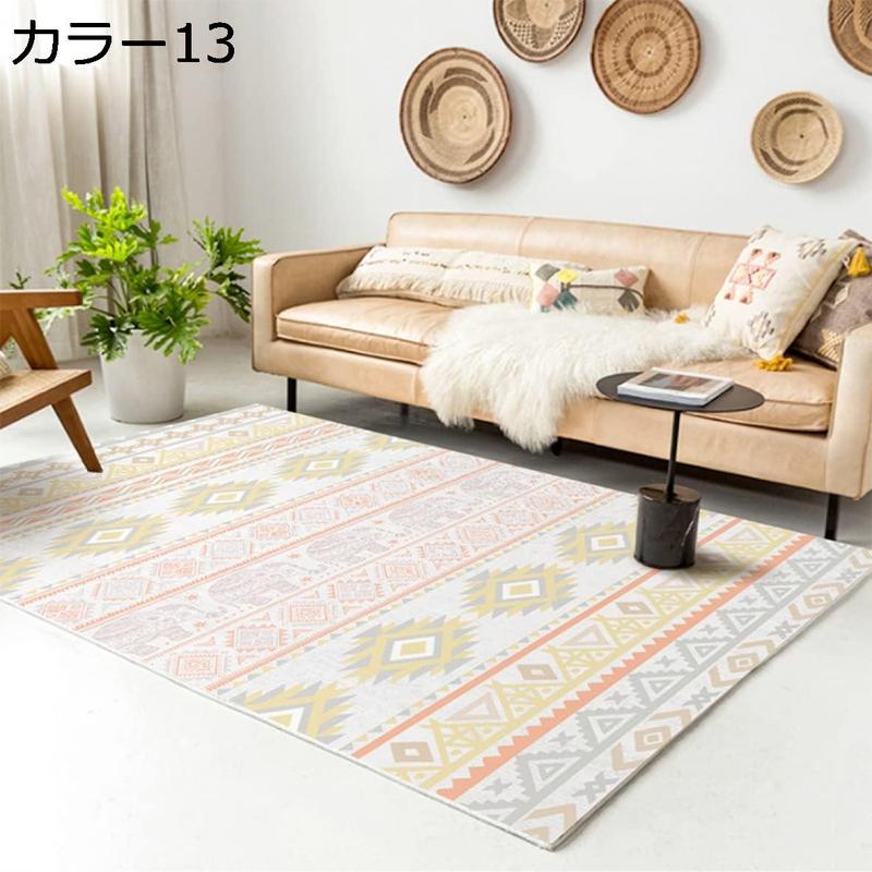 ラグ カーペット 洗える 滑りにくい ブラウン 約200×300cm ラグ200×300おしゃれラグマット滑り止めなめらかフランネルラグ春夏