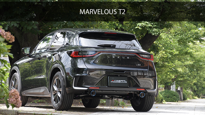 LEXUS LBX MAYH10 MAYH15 マフラーカッター ロッソモデロ MARVELOUS T2