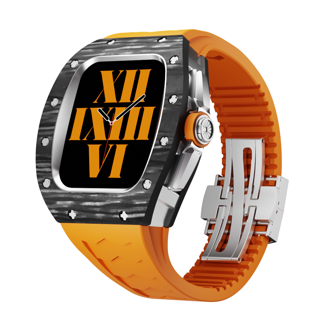 アップルウォッチ apple watch カーボン ケース カバー バンド ラバー