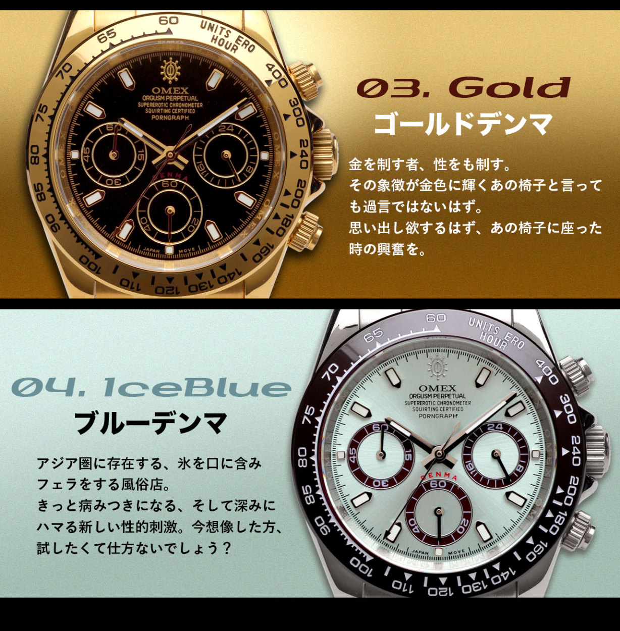【レビュー特典付】【アウトレットセール品】腕時計 メンズ OMEX DENMA デンマ クロノグラフ 高級時計 日本製 ムーブメント ダイバーズウォッチ