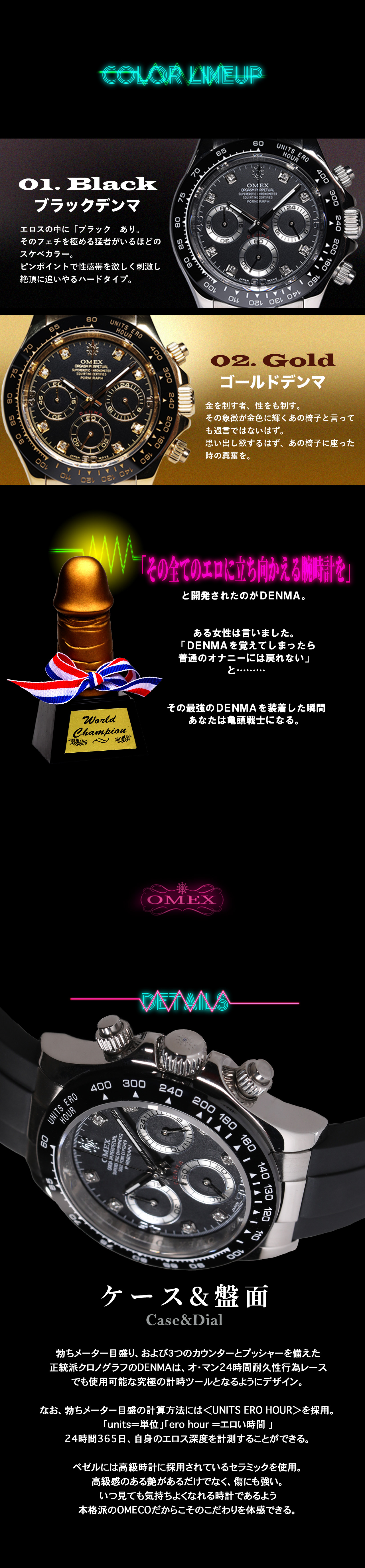 レビュー特典付】デンマ クロノグラフ 日本製ムーブメント SEIKO
