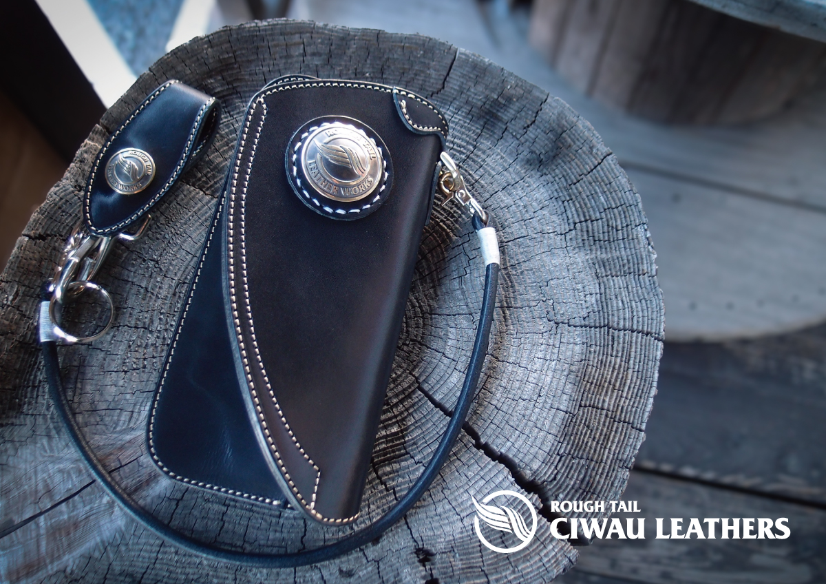 シースデュラブル ロングウォレット Bタイプ ブラック ○ バイカーズ