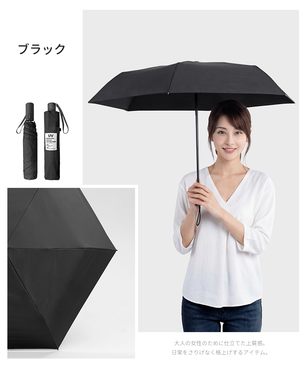 バーバリ晴雨兼用日傘（UVカット） 日傘 5秒たためる傘 《永遠形状記憶》 折りたたみ 完全遮光 晴雨兼用