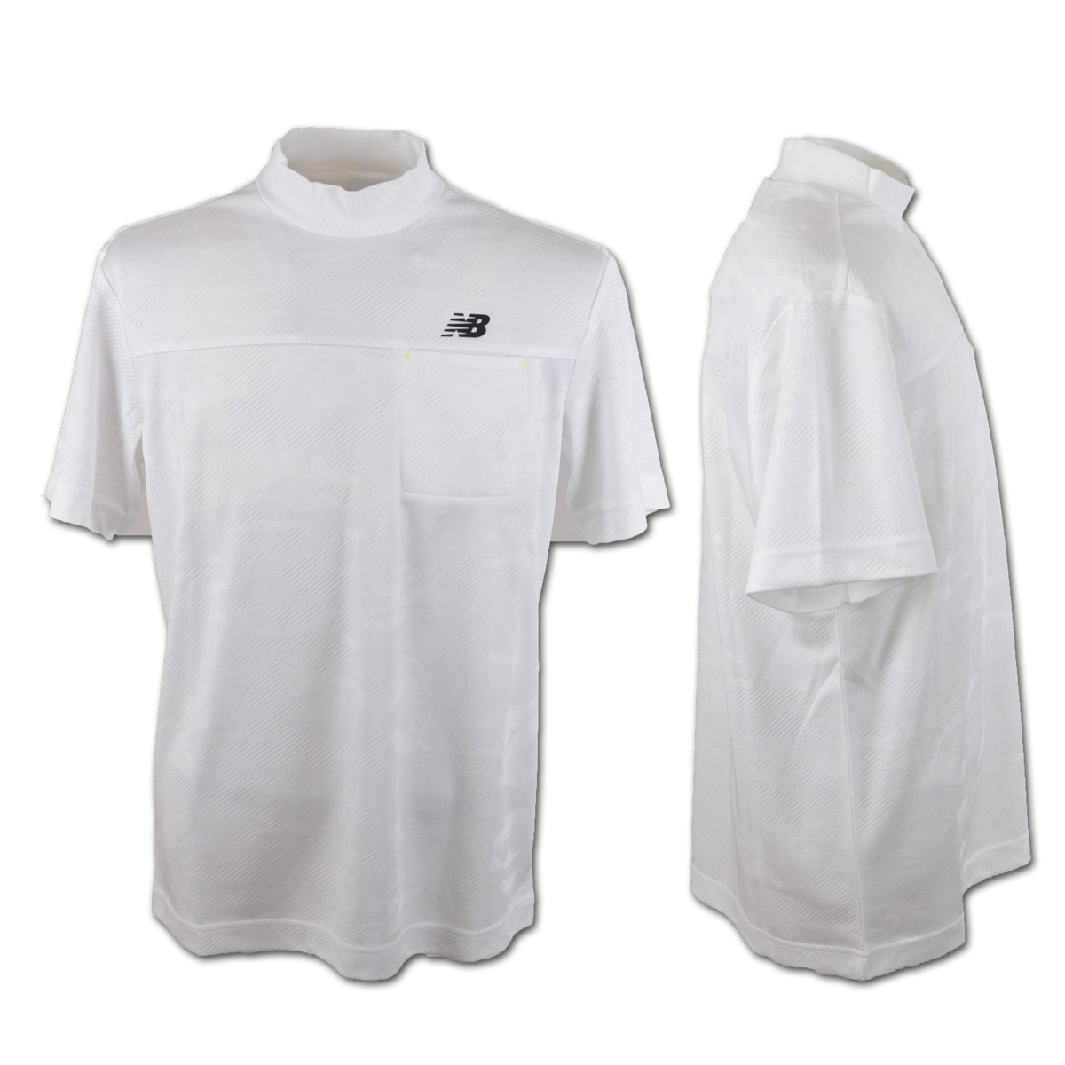 【新品】NEW BALANCE ニューバランス 012-3266502/2023年モデル ハイネック 半袖Tシャツ ロゴ ホワイト系 2 [240101210984] NB Grey Logo T-Shirt｜ニューバランス公式通販 | - New Balance
