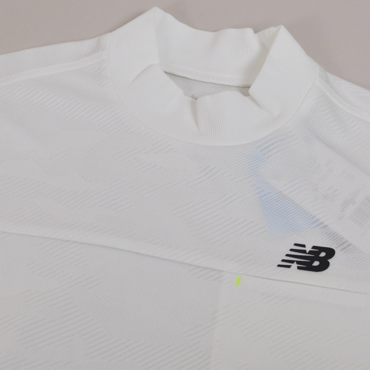 新品❤️CPG GOLF ハイネックシャツ ホワイト 新品】CPG ノースリーブハイネックシャツ 白×黒 立体ロゴ ネック