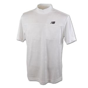 ニューバランス 半袖ハイネックシャツ メンズ 春夏用 白 黒 M L LL 012-4166006