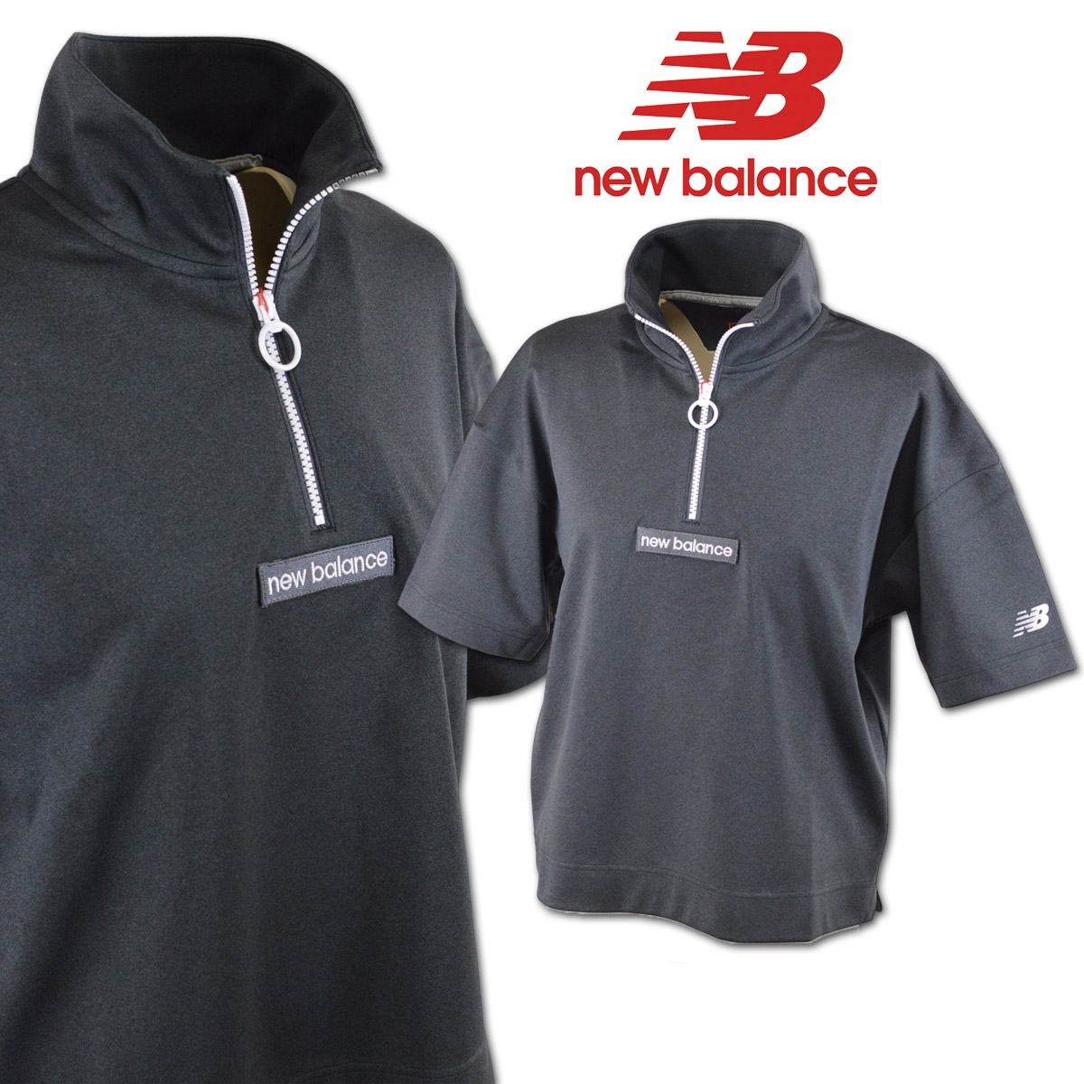 ニューバランス　レディースゴルフウェア 半袖 スウェット　012-4262506 New Balance Golf ニューバランス 半袖プルオーバー レディース