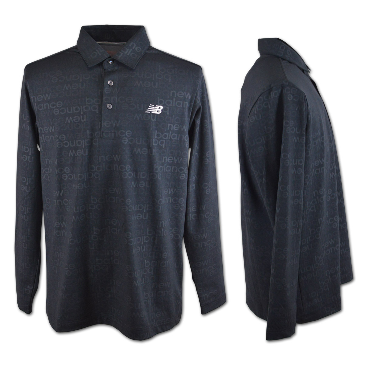 【メンズ5⭐️希少大きめ】 ニューバランス　ゴルフ　ポロシャツ　長袖 New Balance（ニューバランス） 長袖ポロシャツ メンズ ゴルフウェア