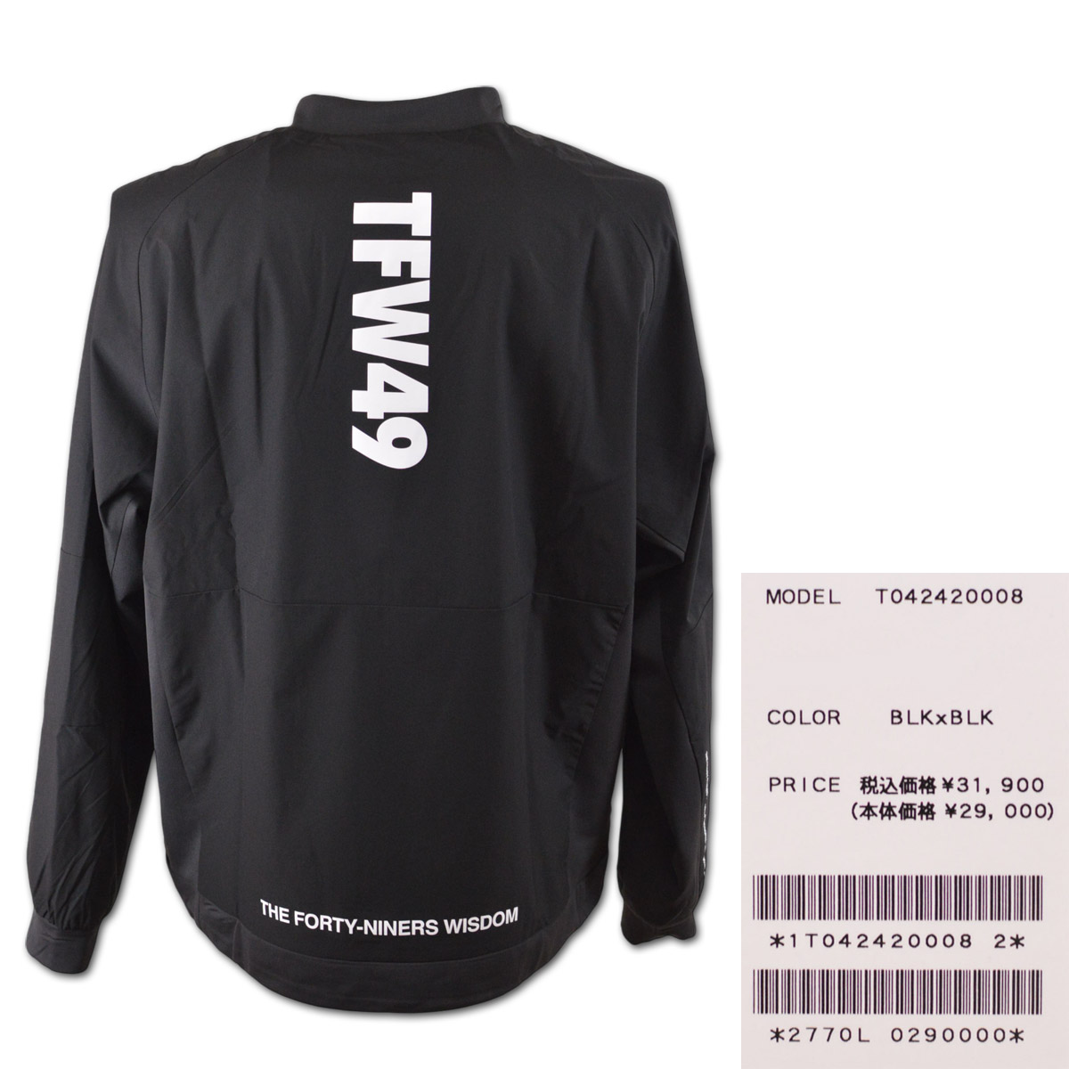 TFW49 プルオーバー メンズ 秋冬用 黒 M L t042420008 : ROUND OVER