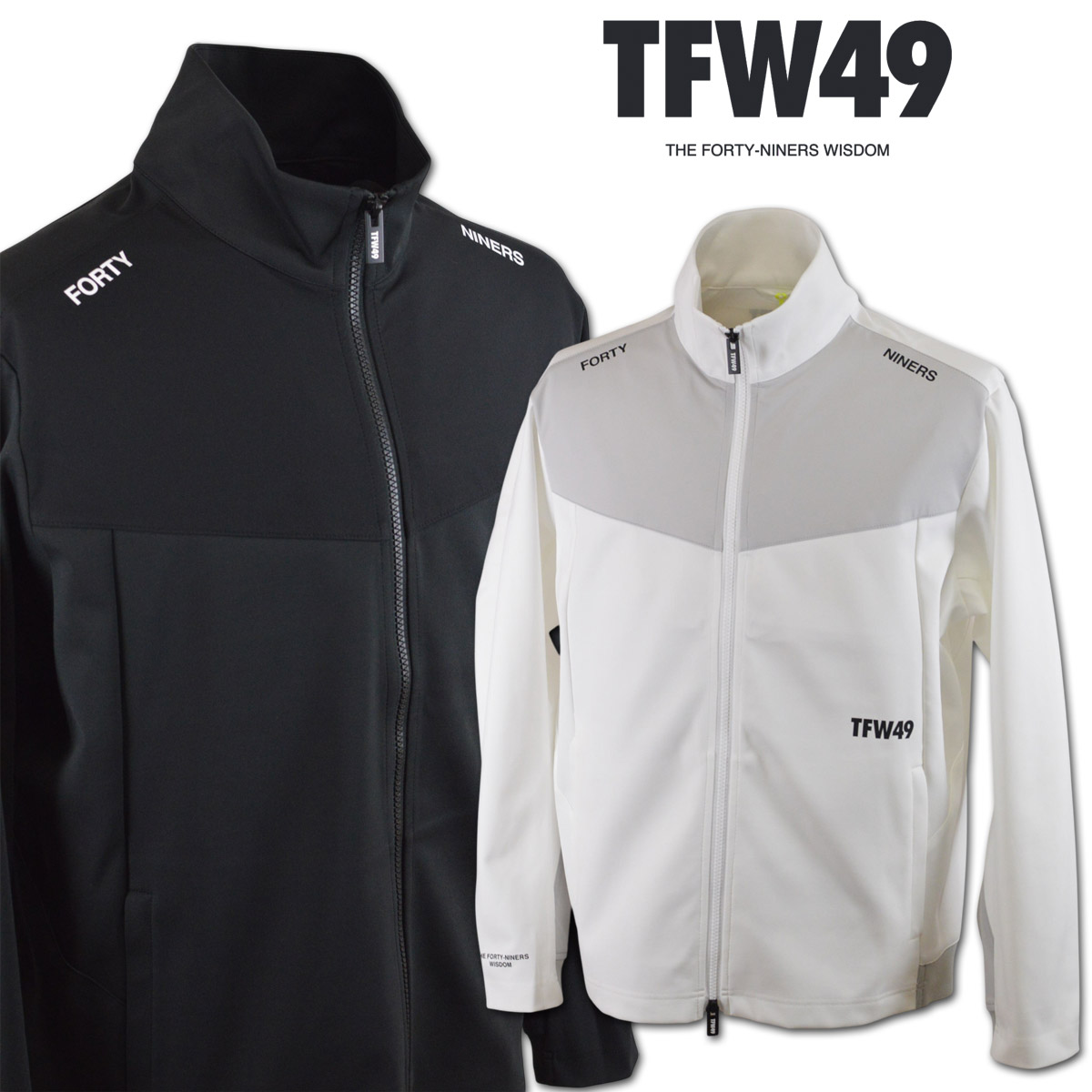 TFW49 ブルゾン ゴルフ ゴルフウェア メンズ 秋冬用 白 黒 M L LL