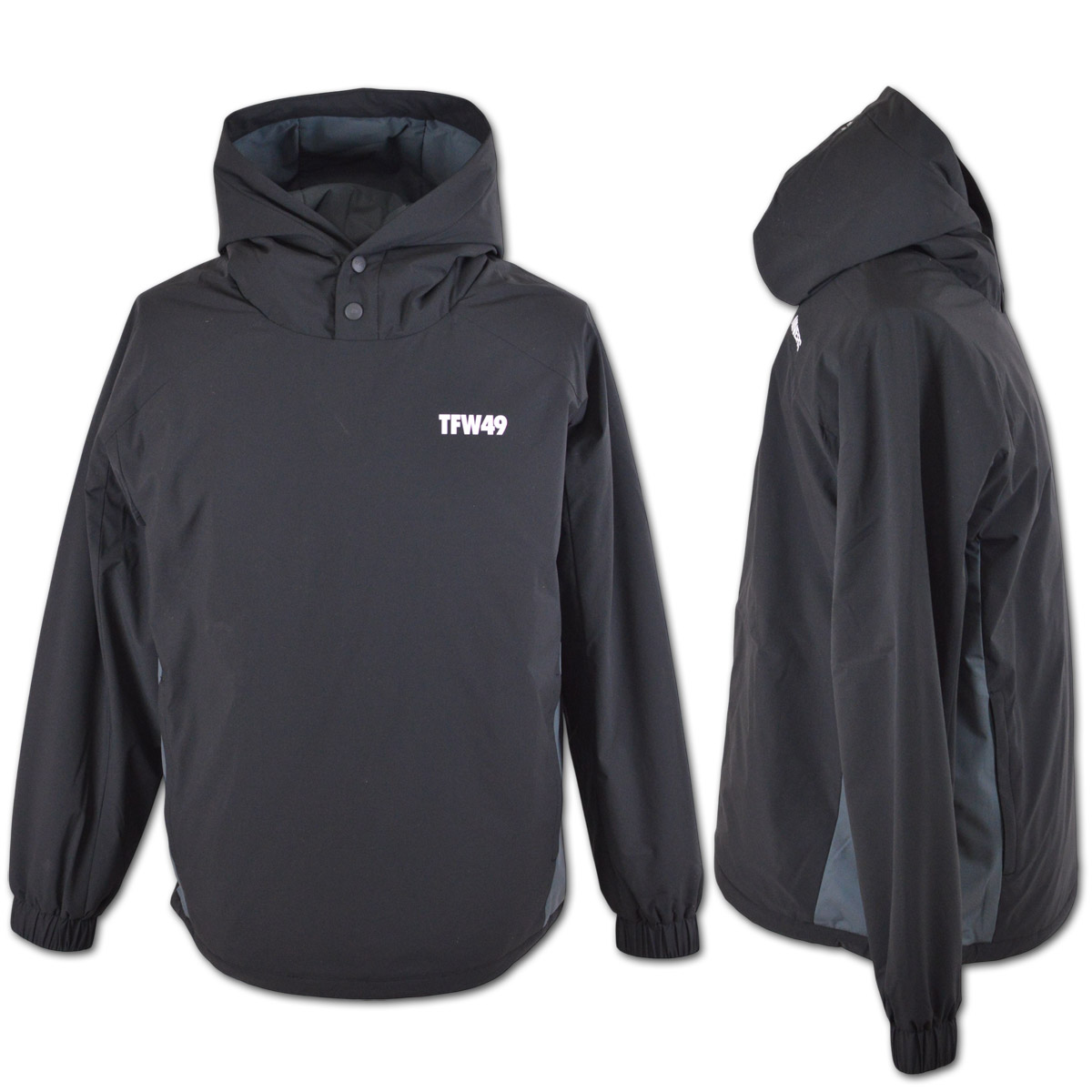 TFW49 プルオーバー ゴルフウェア メンズ 秋冬用 黒 M L LL 防寒 中綿