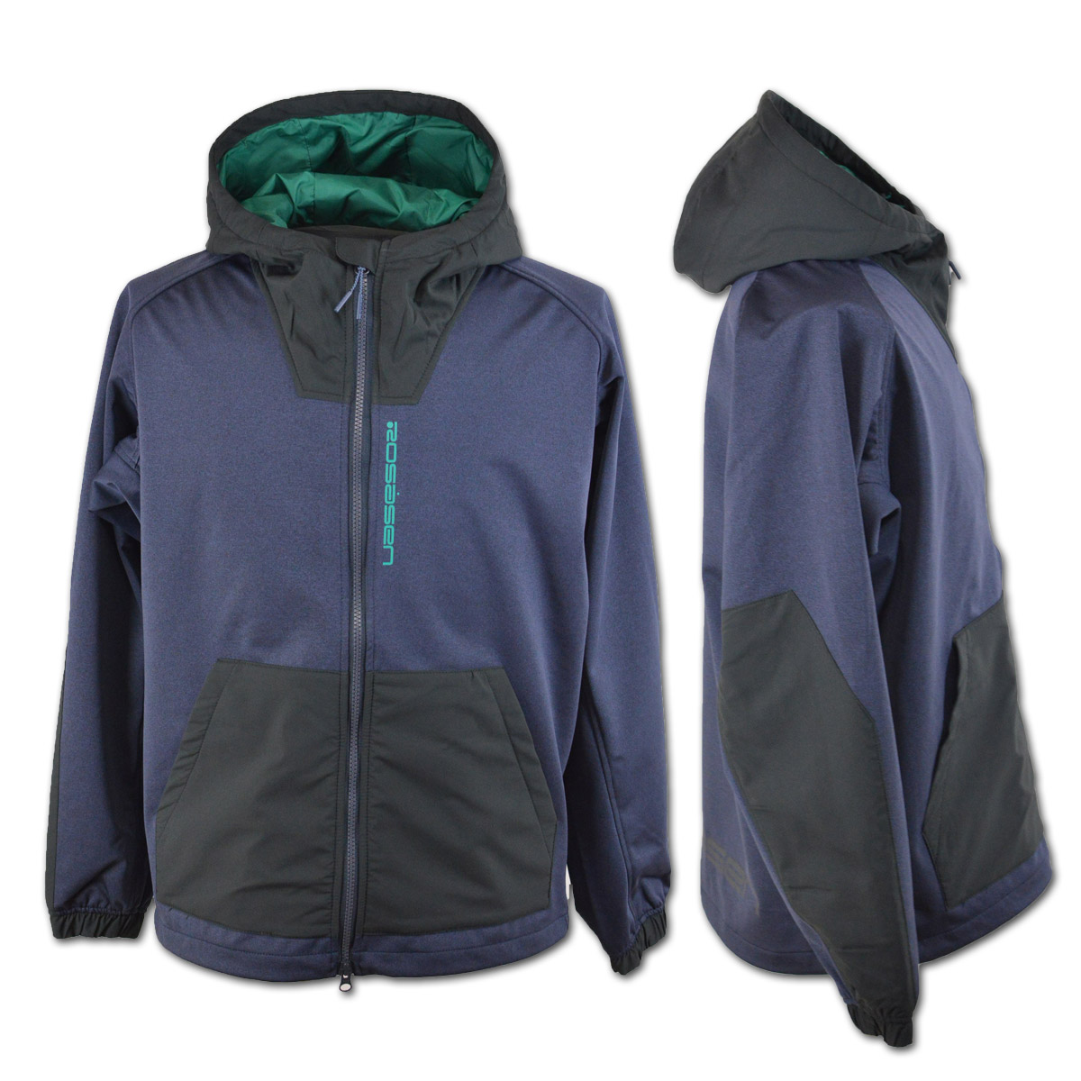 50 新品　タグ付　ロサーセン　rosasen ブルゾン　ゴルフウェア　L Rosasen（ロサーセン） ブルゾン メンズ 秋冬用 グレー 紺 M L 044