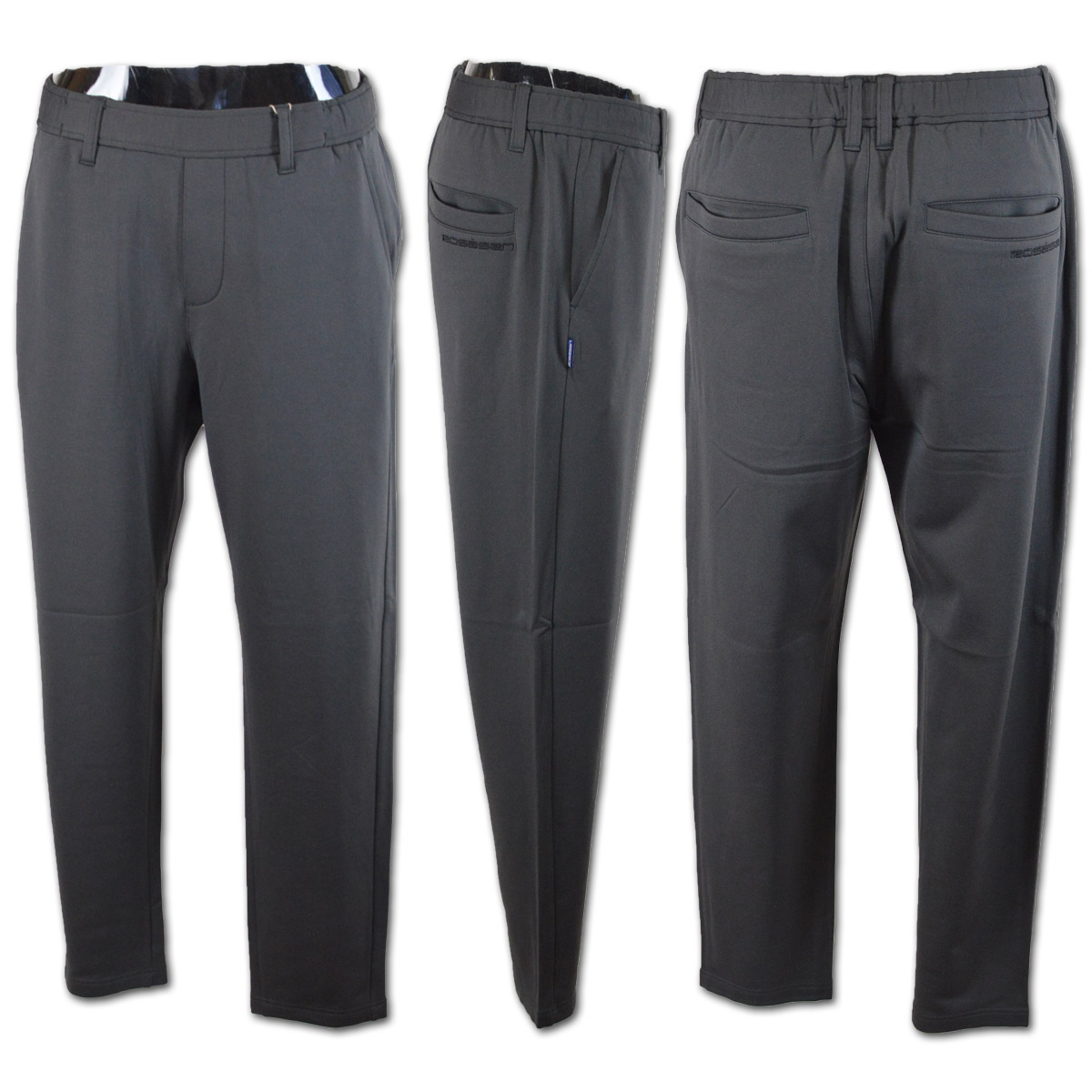 Rosasen（ロサーセン） パンツ メンズ ゴルフウェア 秋冬用 グレー 紺