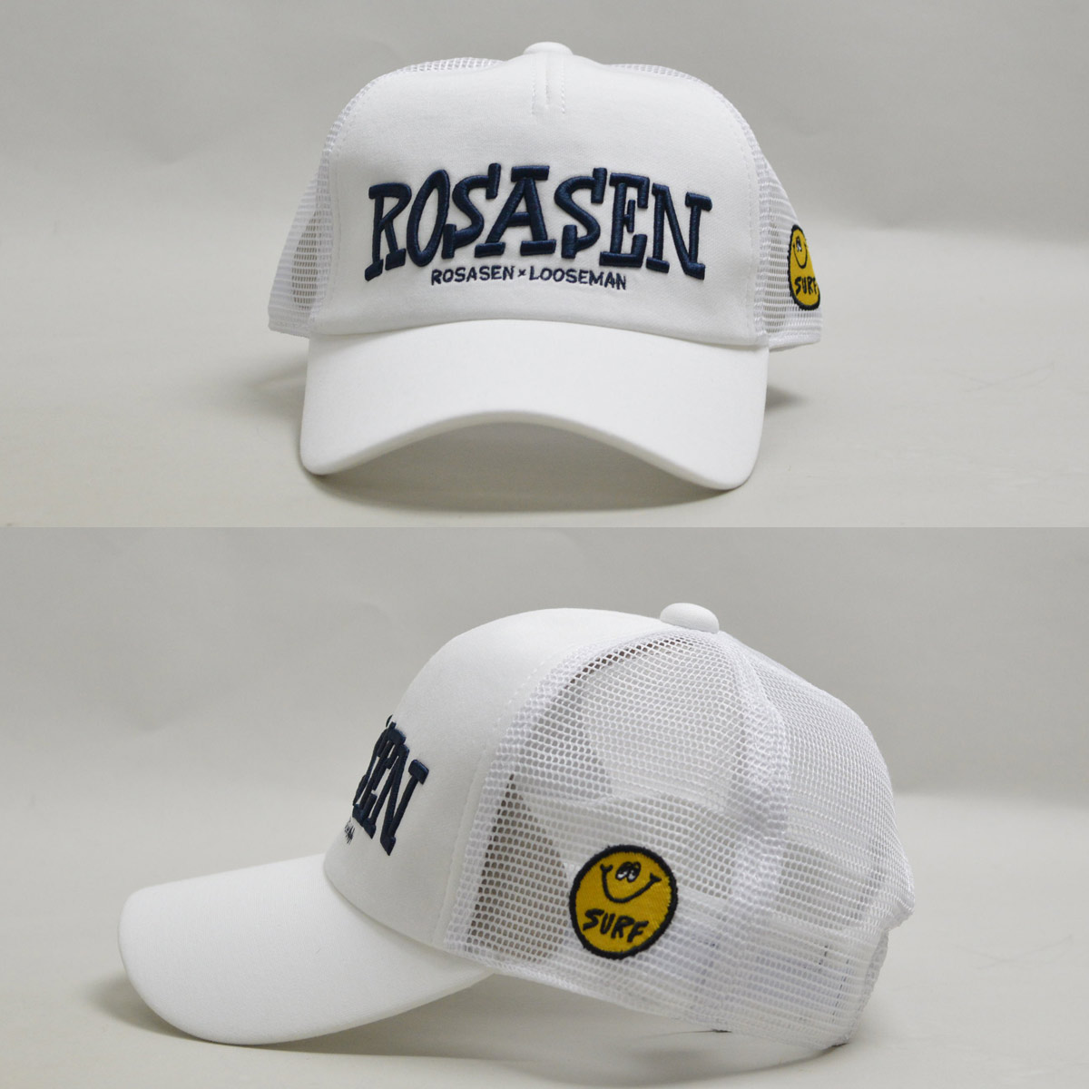 ROSASEN - ロサーセン メンズ ロゴ刺繍 メッシュ キャップ ベージュ ゴルフ ROSASEN［ロサーセン］コットンツイルキャップ|カジュアルゴルフ
