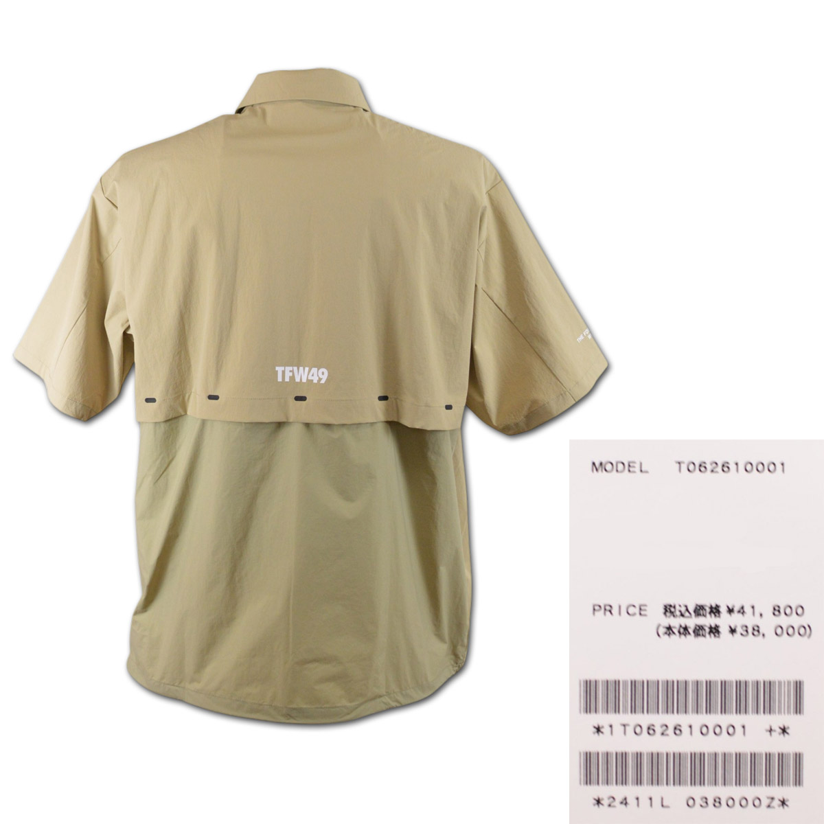 TFW49 半袖シャツジャケット ゴルフウェア メンズ LIGHT COACH JACKET