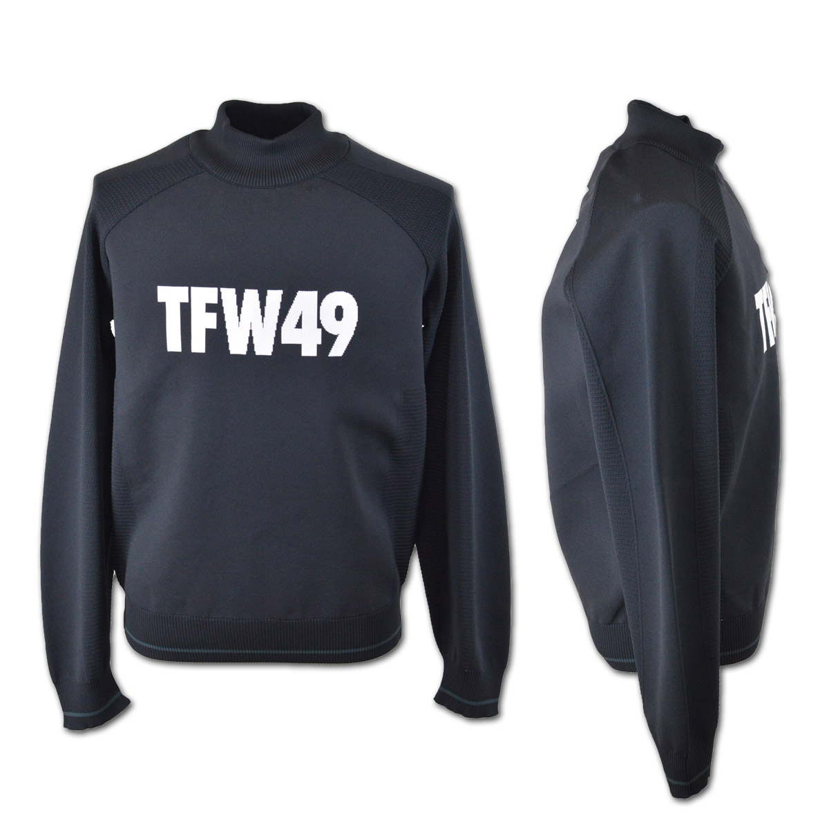 TFW49 ハイネックセーター メンズ 秋冬用 白 黒 グリーン M L LL