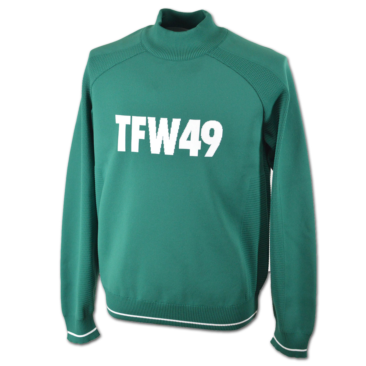 TFW49 ハイネックセーター メンズ 秋冬用 白 黒 グリーン M L LL t092320002