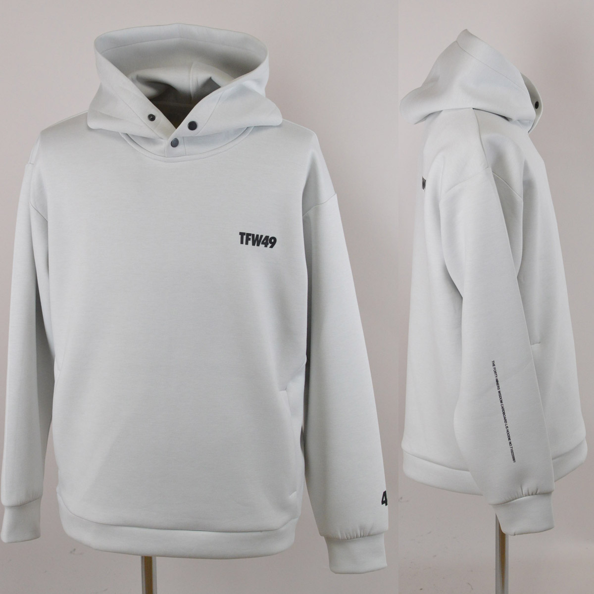 TFW49 パーカー メンズ 秋冬用 グレー M L t102220001 : ROUND