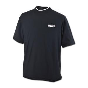 TFW49 半袖ハイネックシャツ メンズ 春夏用 グレー 黒 M L t102410012