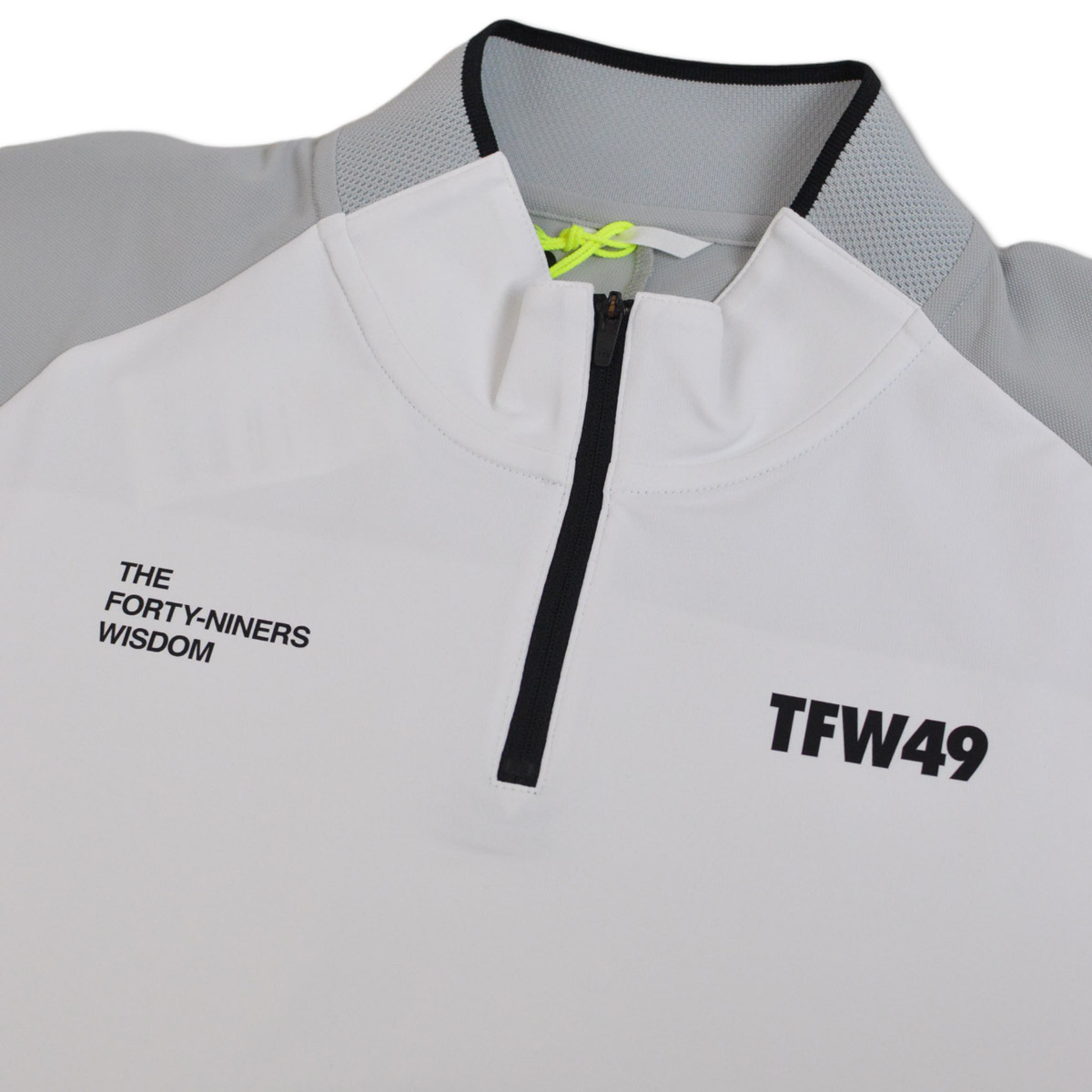 メンズウェア TFW49 HALF ZIP COLLARLESS POLO TFW49 半袖ハーフジップシャツ ゴルフウェア メンズ HALF ZIP