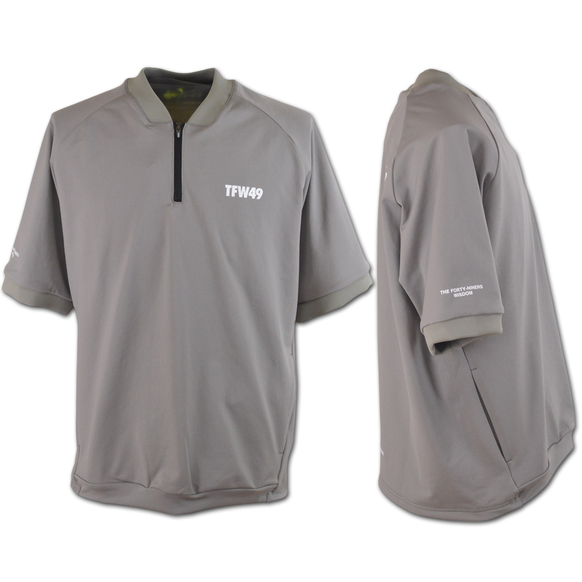 TFW49 半袖プルオーバー ゴルフウェア HALF ZIP SWEAT メンズ 春