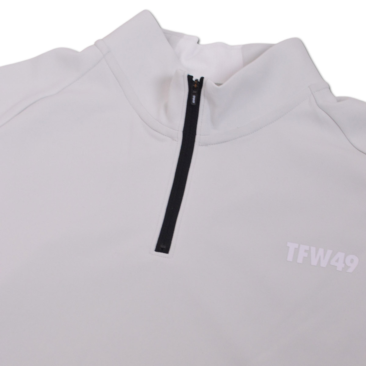 TFW49 長袖ハーフジップシャツ ゴルフウェア メンズ 秋冬用 紺 ライト