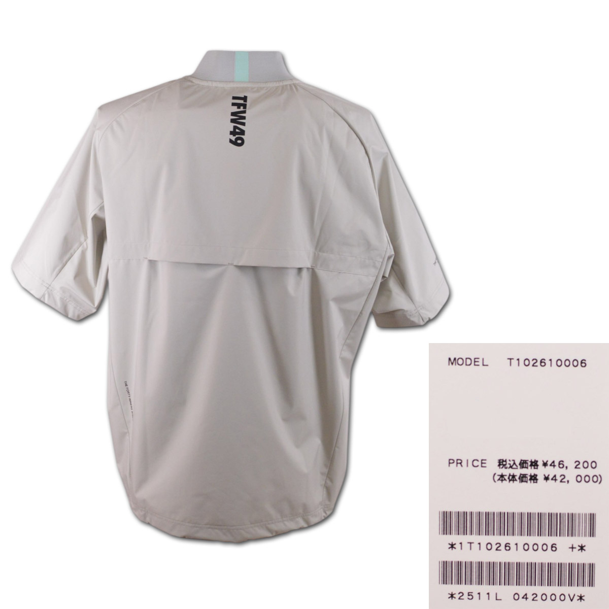 TFW49 半袖プルオーバー ゴルフ ゴルフウェア メンズ S/S PULL BLOUSON