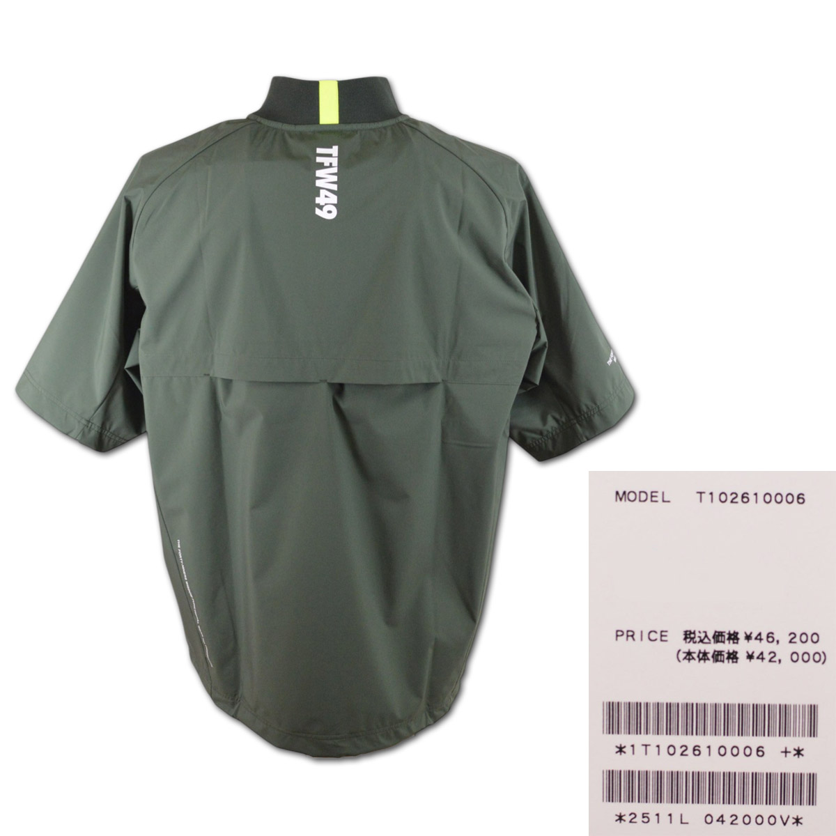 TFW49 半袖プルオーバー ゴルフ ゴルフウェア メンズ S/S PULL BLOUSON