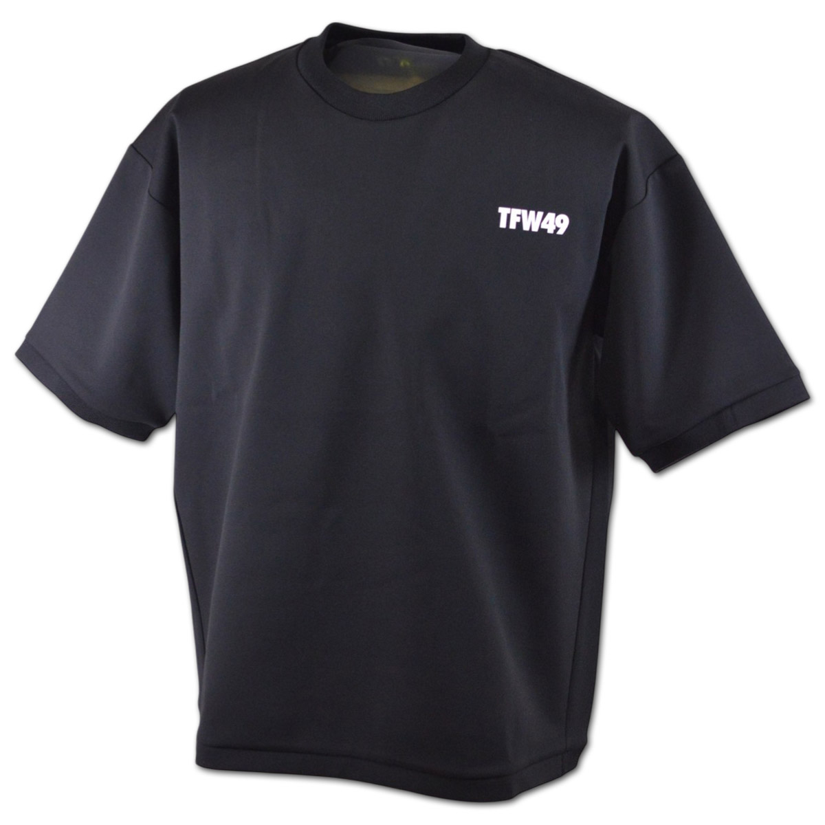 TFW49 半袖プルオーバー ゴルフ ゴルフウェア LIGHT WEIGHT SWEAT SHORT SLEEVECREW NECK メンズ 春夏用 黒 チャコール M L LL t102610009の画像