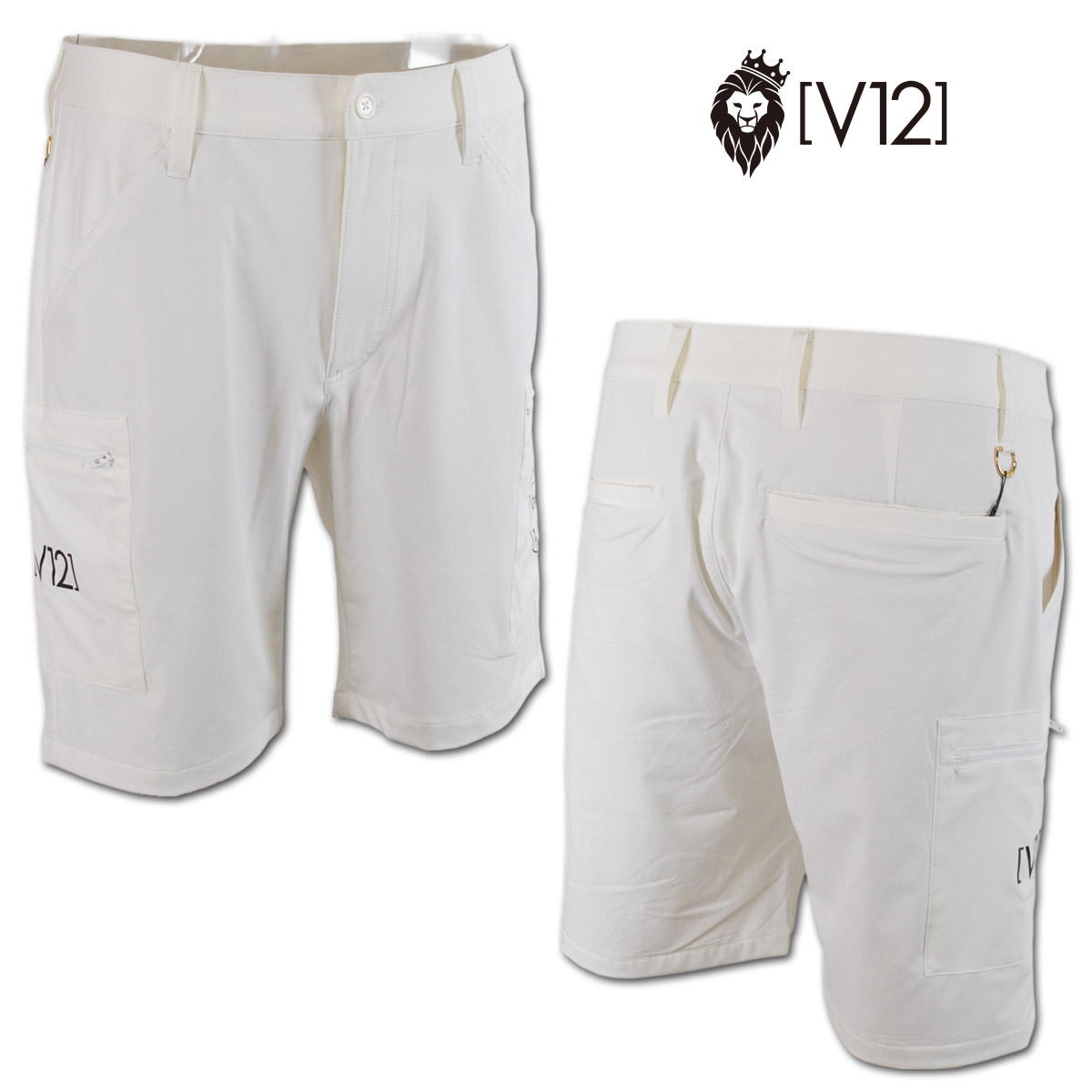 【V12】VTWELVE ショートパンツ Mサイズ V12（ヴィ・トゥエルヴ） ショートパンツ ゴルフ メンズ ゴルフウェア