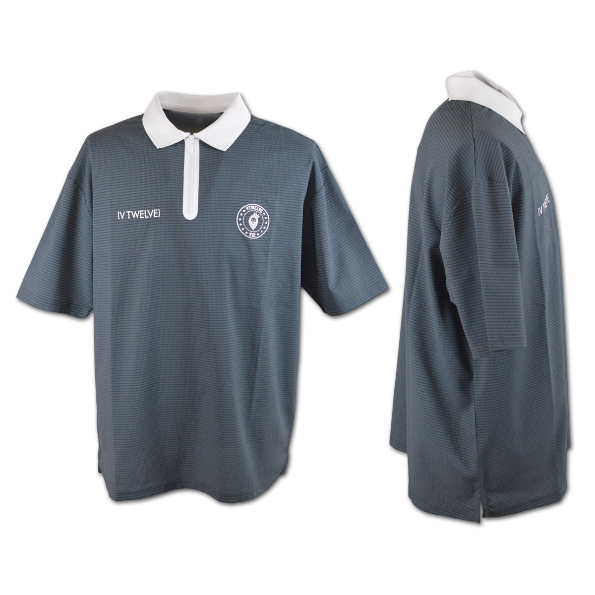 V12 半袖ポロシャツ ゴルフ メンズ ゴルフウェア HZ DOT POLO 春夏用