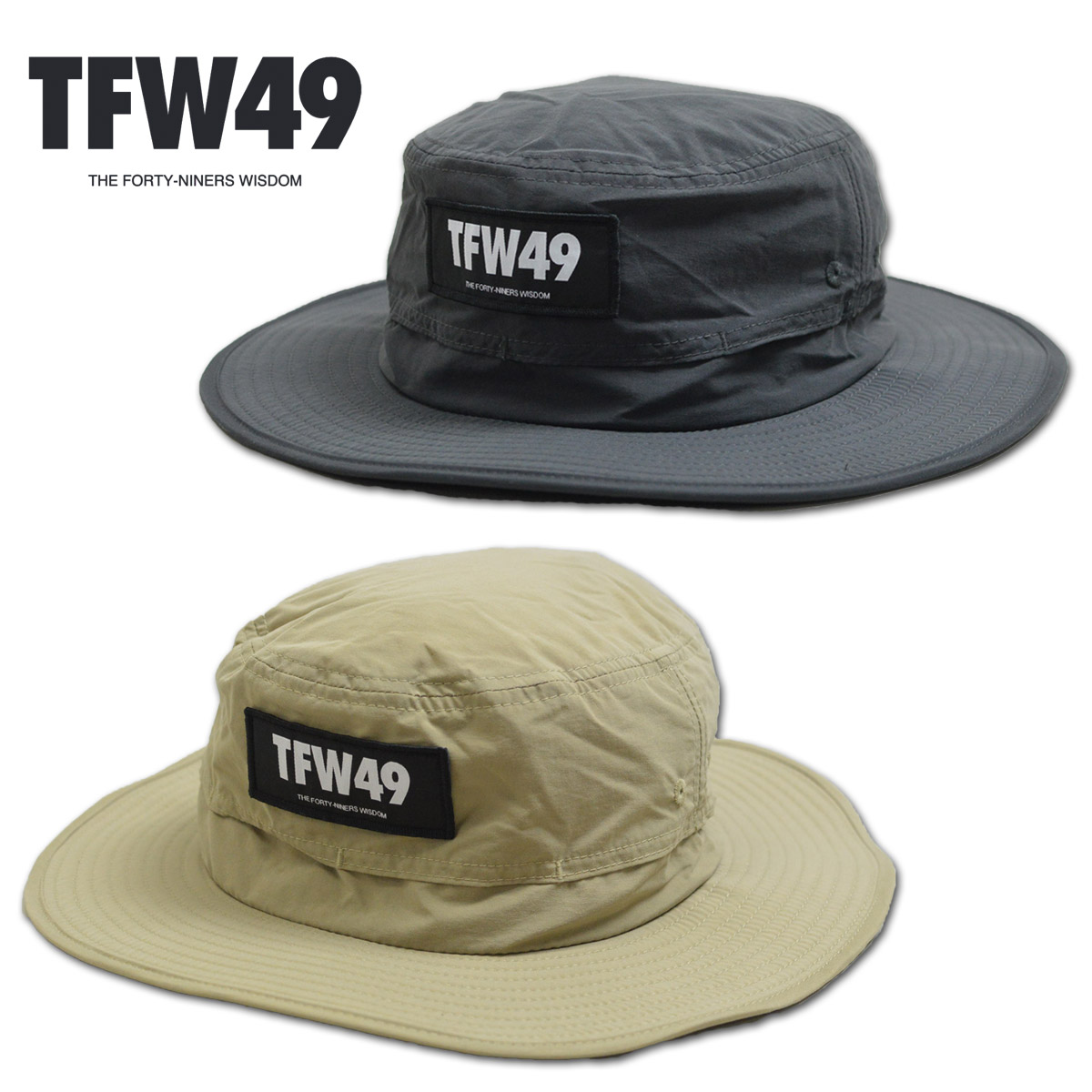 【新品】TFW49☆サファリハット 帽子 メンズ レディース dショッピング |TFW49 SAFARI HAT サファリハット 帽子 ひも付き