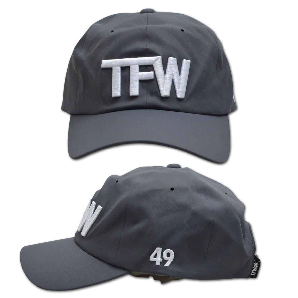 【ほぼ新品】即日発送　TFW49 ゴルフキャップ　帽子　 ダークグレー TFW グレー キャップ 49 新品