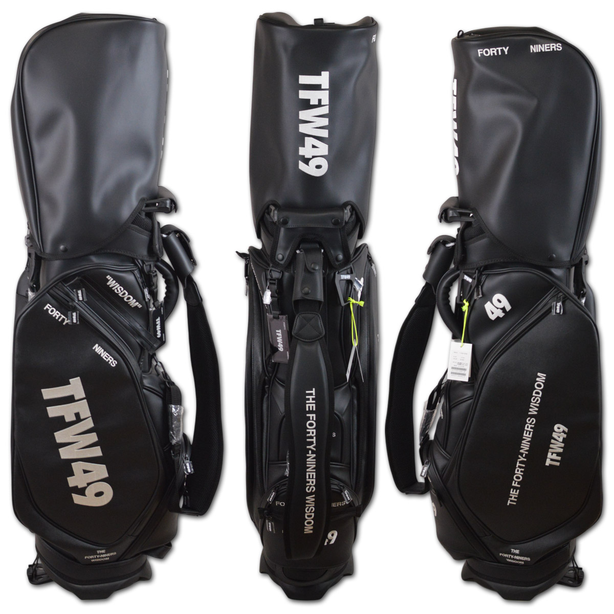 TFW49 キャディバッグ ゴルフバッグ 9インチ LEATER CADDIE BAG