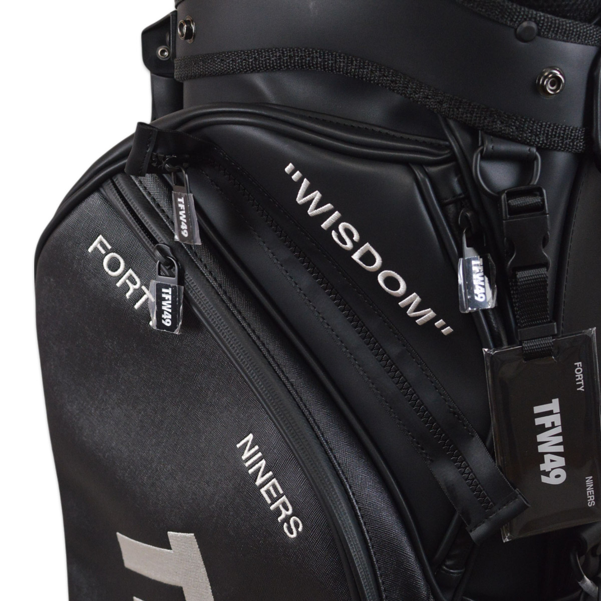 TFW49 キャディバッグ ゴルフバッグ 9インチ LEATER CADDIE BAG