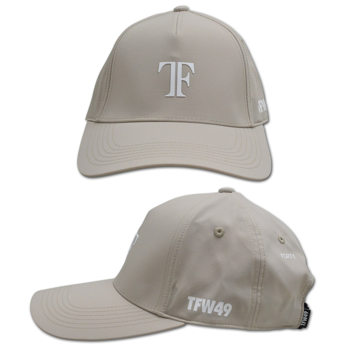TFW49 キャップ帽子 ゴルフウェア メンズ 黒 白 ベージュ チャコール